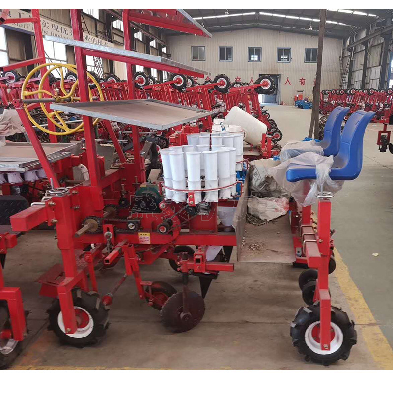 座驾式蔬果苗木移栽机 拖拉机后挂式辣椒苗栽种设备秧苗移栽机