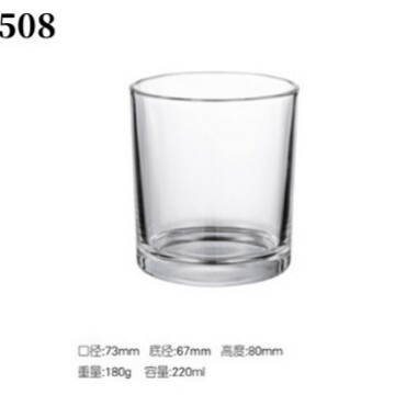 厂家批发蜡烛杯透明玻璃容器香薰空杯卧室浪漫烛台摆件玻璃杯|undefined