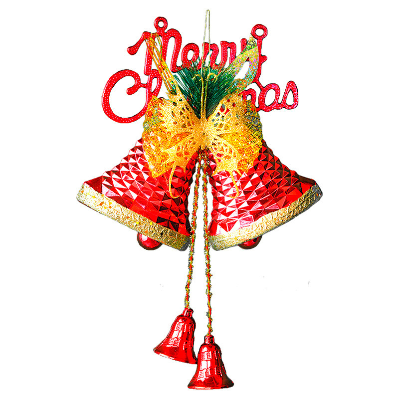 新しいクリスマスベルドア吊り英語アルファベットエンジェルクリスマスベルペンダントクリスマスツリー小さなベルペンダント|undefined