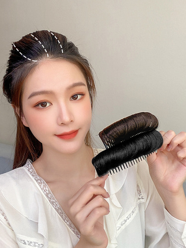 Fluffy hair artifact female hair root hair clip head high skull pad hair bag pad height increase wig comb
