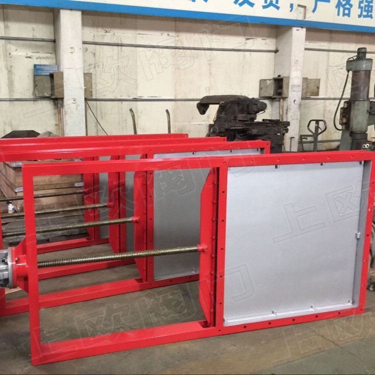 LMD单向螺旋闸门硬密封碳钢材质手动操作法兰连接开关双阀门耐用