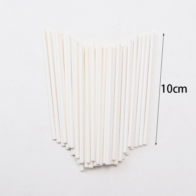 Barra de papel blanco de 3,5 mm * 10 cm corta 100 unidades