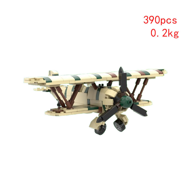 Avion de simulation blocs de construction jouet éducatif_voghion.com