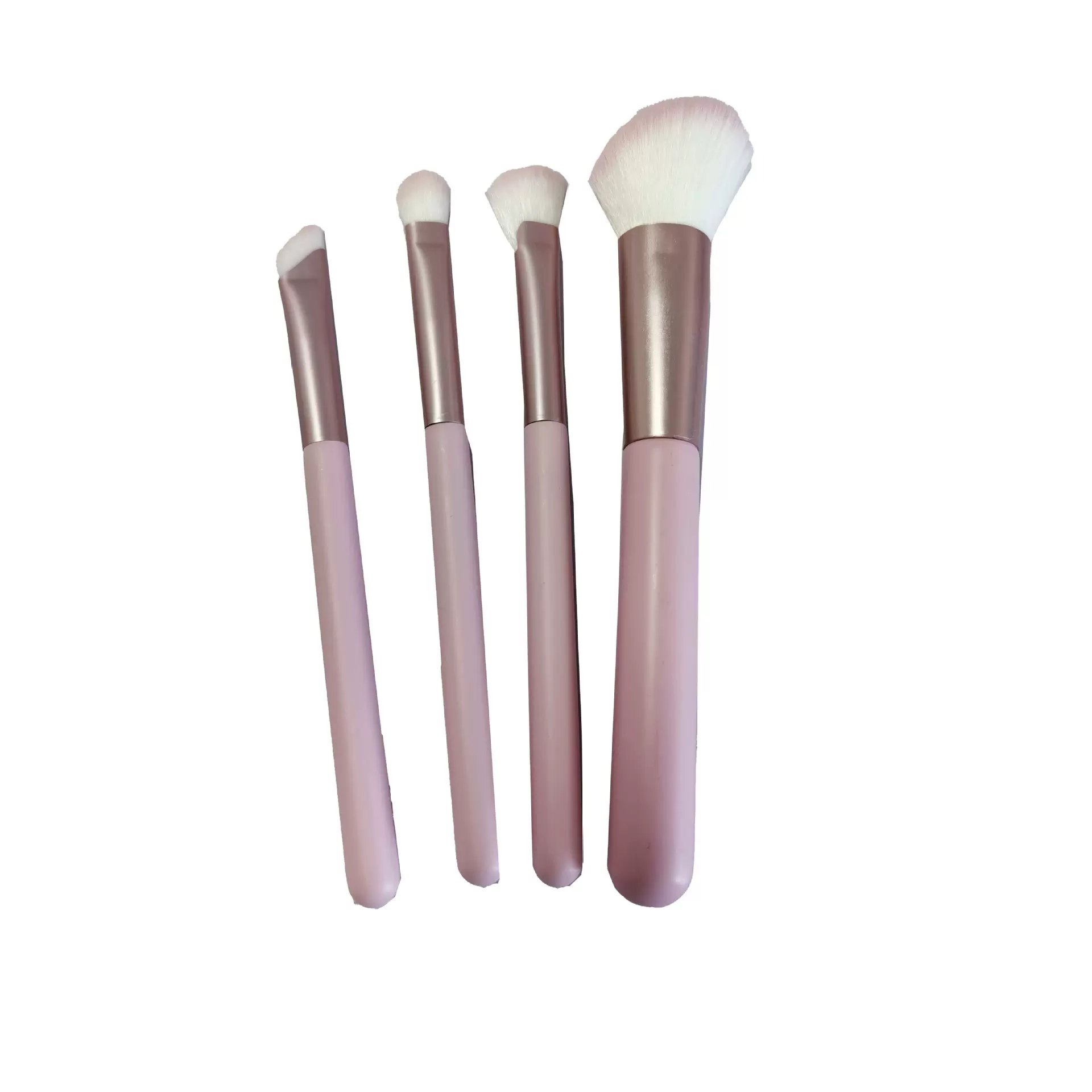 上海火燕粉色四只套便携化妆刷软毛初学者高颜值全套化妆工具