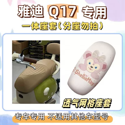 cover set, new national standard | Electric vehicle foot mat - seat-cover-breathable-mesh-shirley-rose-pink-yadi-q17