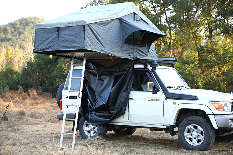 Guangsen Customized Roof Tent Manufacturer Direct-Operated Cross-Border Large Space Quick-Open Waterproof Awning Car Side Tent