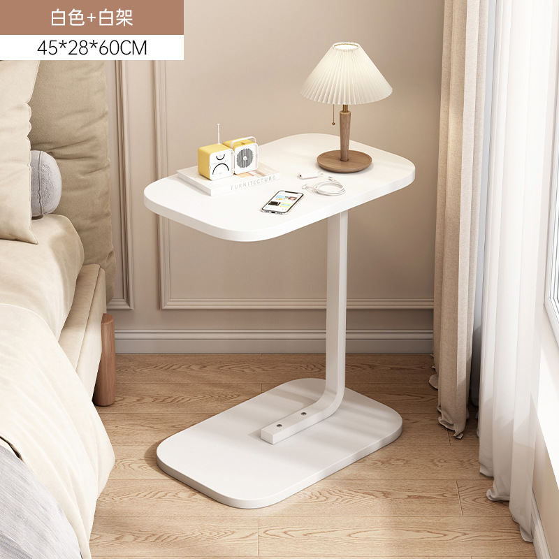 Estante de cabecera del dormitorio, meseta de cabecera muy estrecha doméstica, gabinete de cabecera elevable para alquiler de habitaciones, meseta pequeña, meseta de borde pequeño