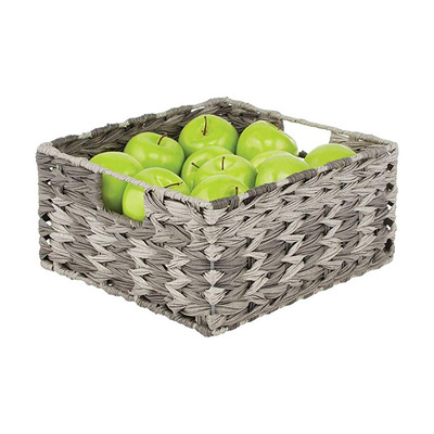 Cross border Europe and America Amazon Availability weave Gradient color Farmhouse kitchen food Storage box Storage basket Debris Storage