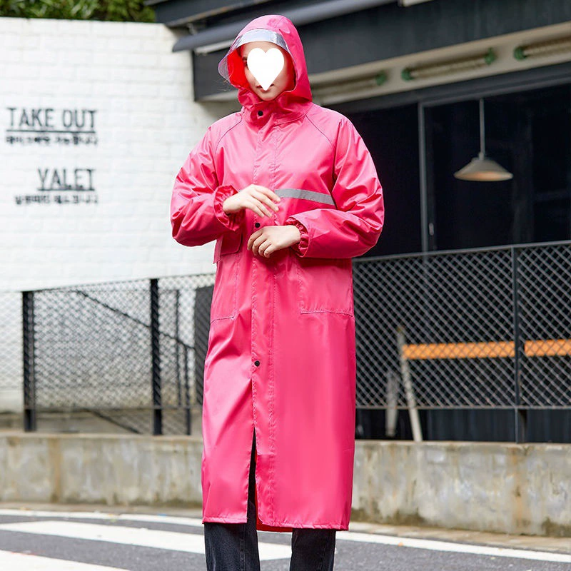 Long raincoat for men and women for hiking, increased thickness, wholesale