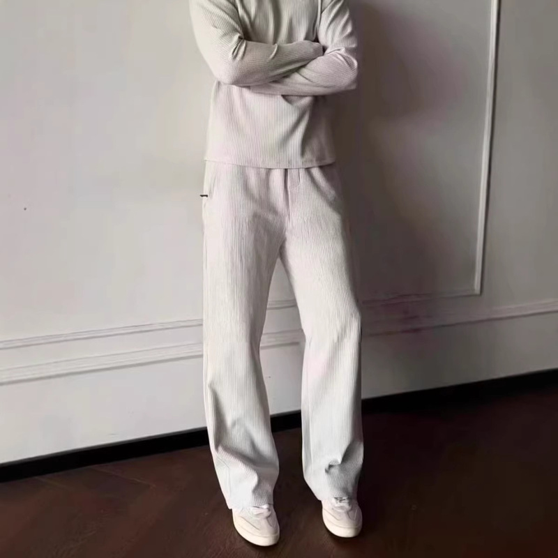 Outdoor Casual Honeycomb Lightweight Sporty Anti-Wrinkle Waffle Straight-Leg Casual Pants Breathable Quick-Dry Casual Stretch Pants Outdoor Casual Honeycomb Lightweight Sporty Anti-Wrinkle Waffle Straight-Leg Casual Pants Breathable Quick-Dry Casual Stretch Pants