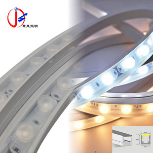 Customized Ip65 Outdoor Waterproof Led Flexible Wall Washer Exterior Wall Lighting Silicone Low Voltage 24V Soft Light Strip