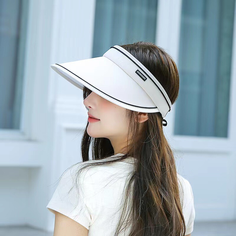 Large eaves 2022 new uv sunscreen cap children's summer uv-proof full-face sun hat cycling sun hat