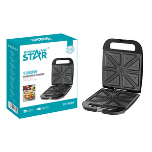 Winningstar Cross-Border Home Grilled Steak Bread Barbecue Triangle Grill Breakfast Heated Sandwich Machine