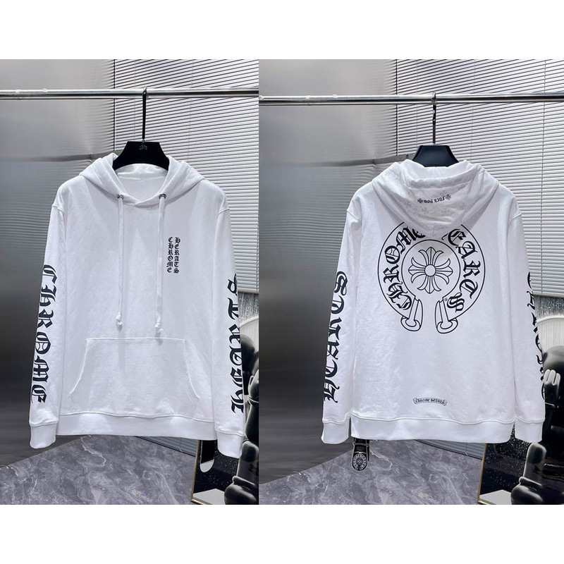 25ss正确版Chrome Hearts 克罗伈十字架连帽卫衣百搭潮流时尚批发|undefined