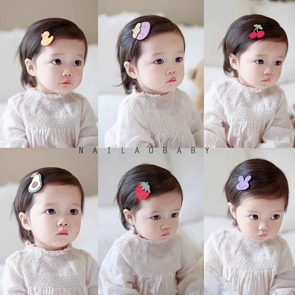 Baby Hair Clips for Children, Non-Damaging to Hair, Baby Hair Bangs Magic Tape, Girl Baby Hair Accessories, Toddler Hair Ornaments