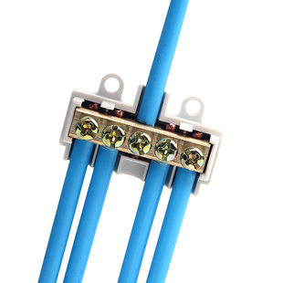 One-in-four-out terminal wire shunt high-power fast wiring clamp 6 square parallel wire 1 in 2 out