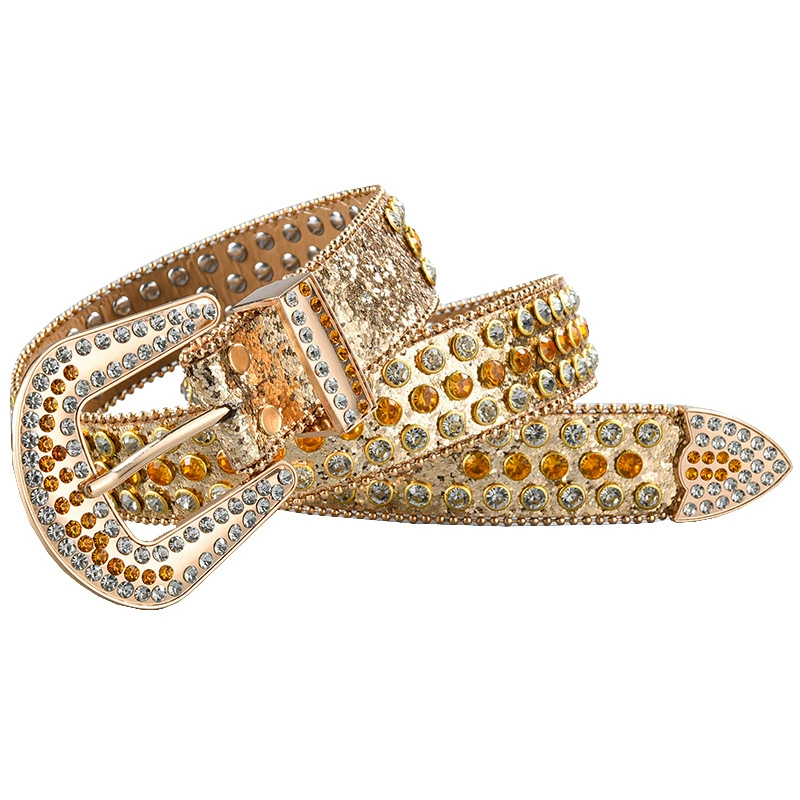 Пояс 3 шт, пояс из акрилового страза в форме diamonds, панк стиль, длины 105–135 см