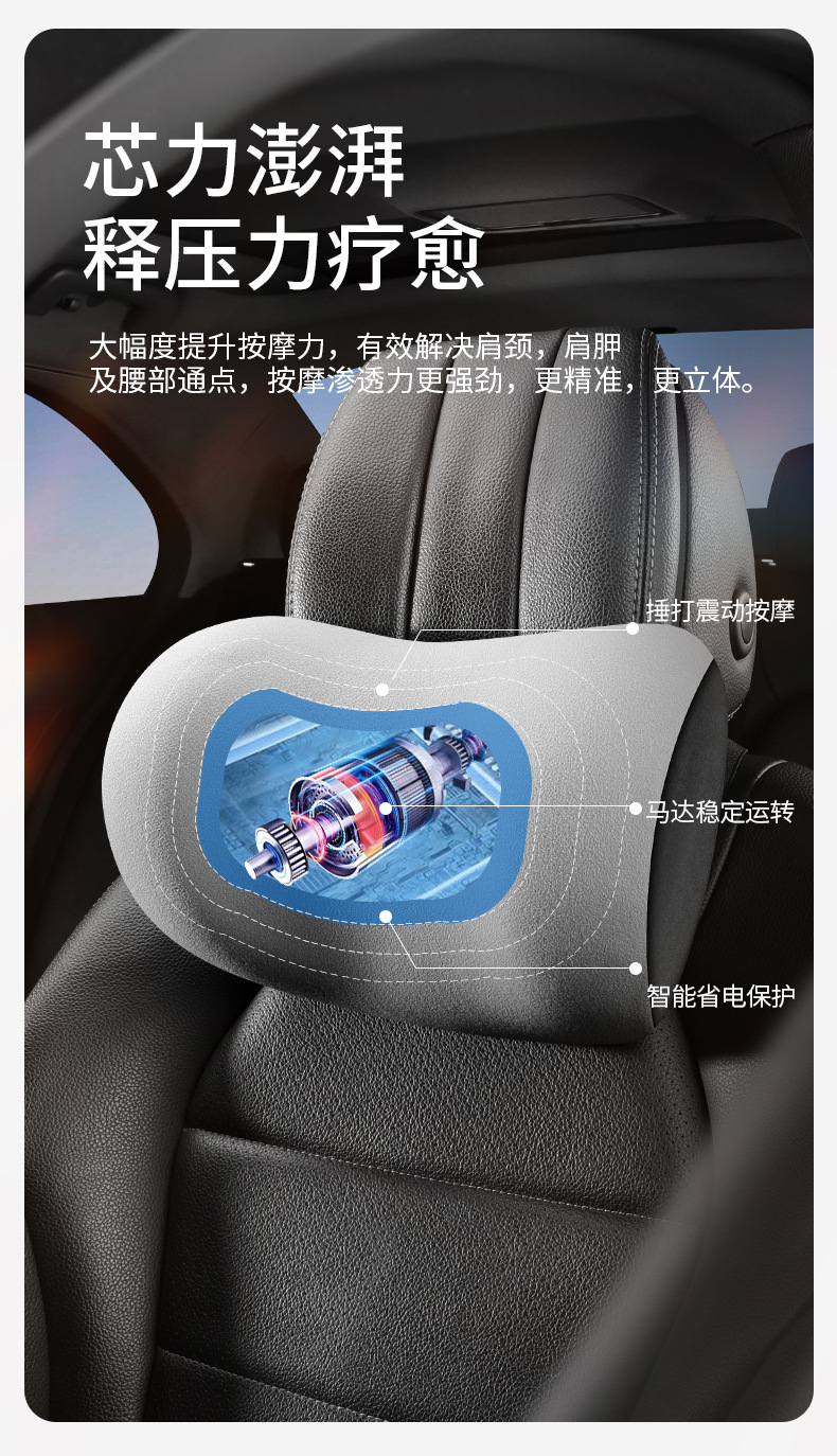 Car Winter Heating Lumbar Support Cushion Seat Backrest Driver Cushion Waist Support Pad Car Lumbar Support