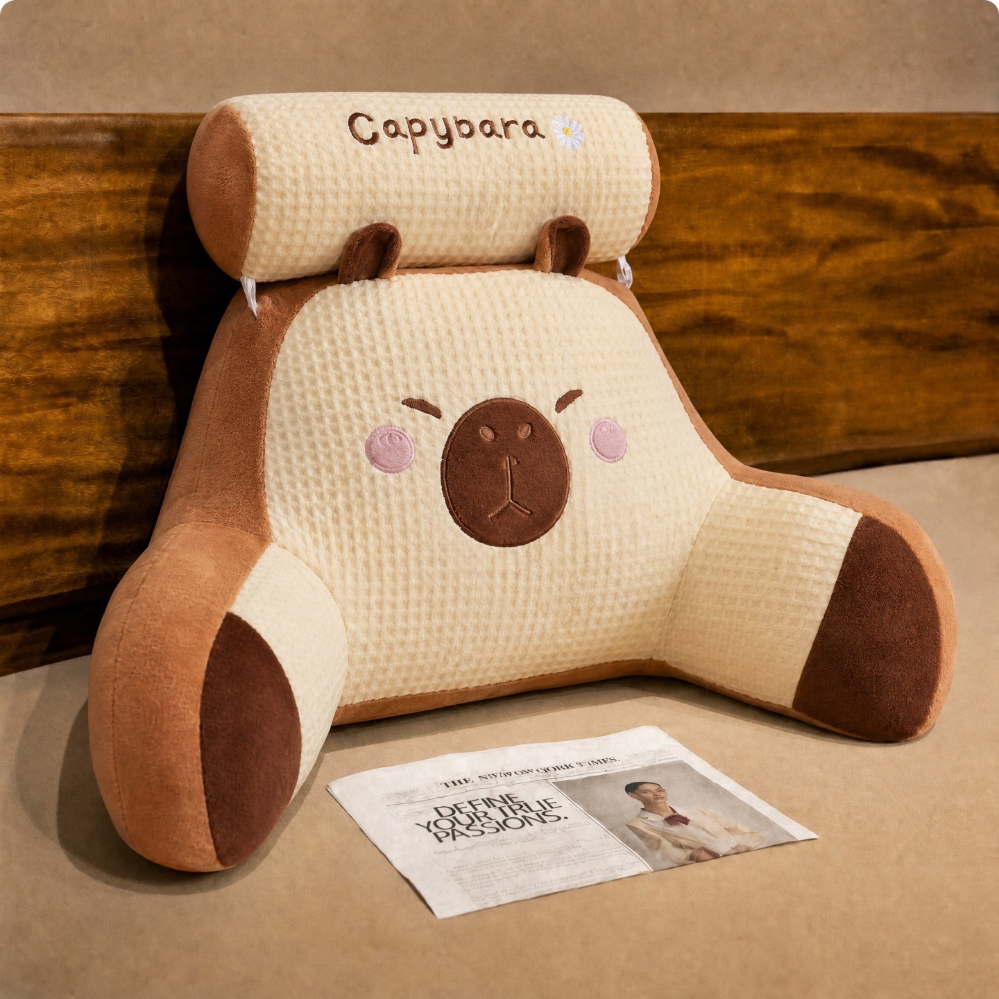 Almohada de cama al por mayor Ice Doudou Almohadilla de respaldo grande Cojín de cabecera Almohada de paquete suave Sofá para dormir