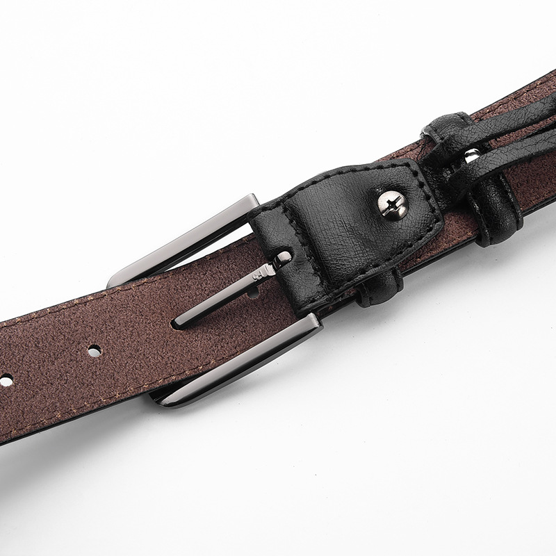 High-End Retro Men's European And American Casual INS Amaon Top Layer Cowhide Belt_voghion.com