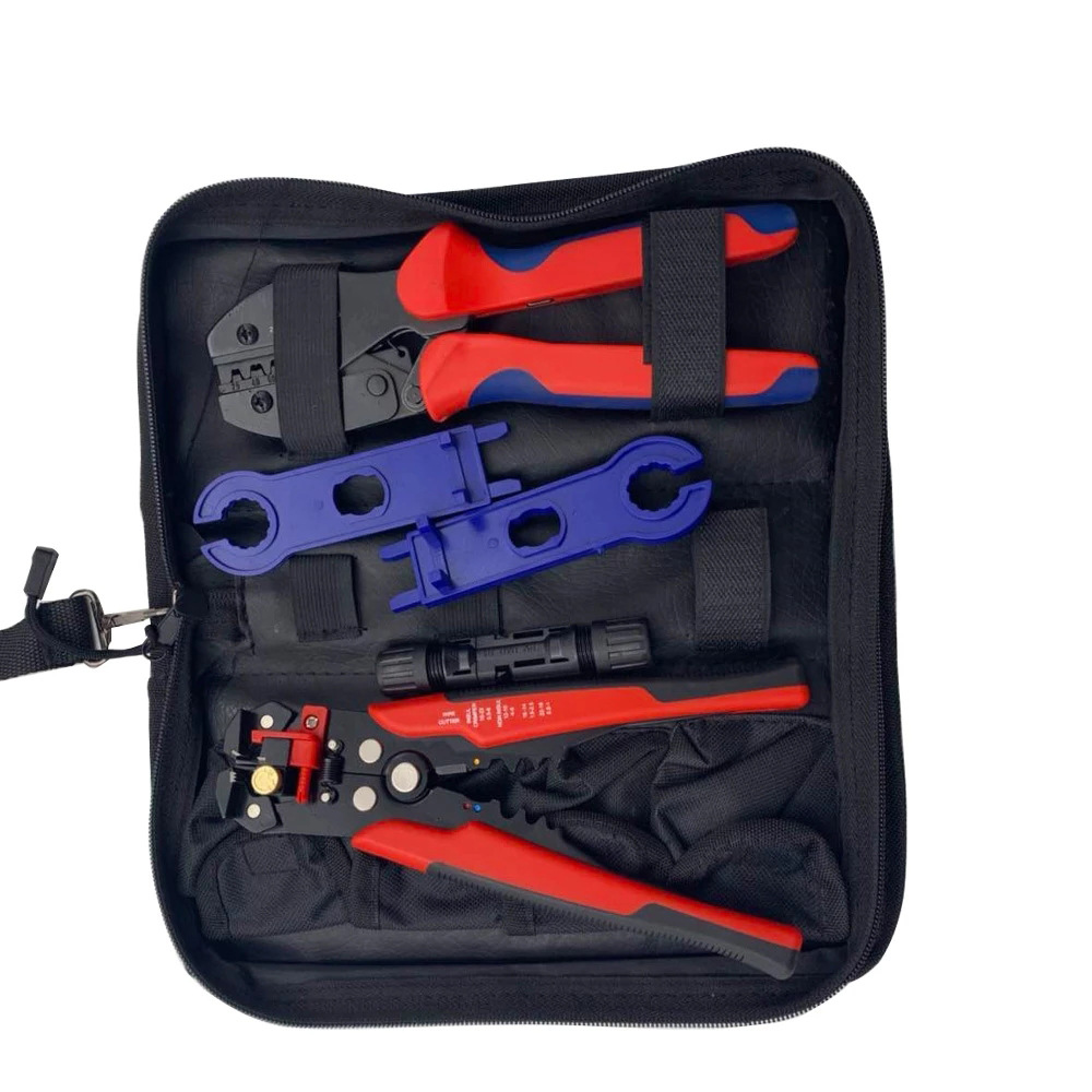 厂家直供MC4光伏电缆连接器接头压接钳LY-2546B夹线端子钳压线钳