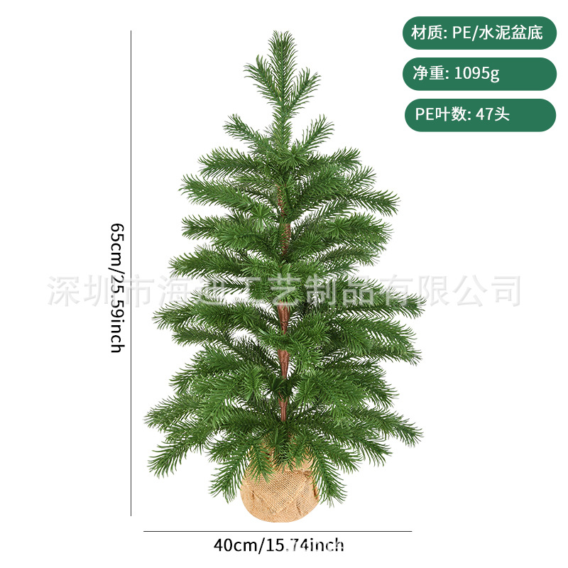Decoración de Navidad Pequeño árbol de Navidad de escritorio Pequeño árbol de Navidad