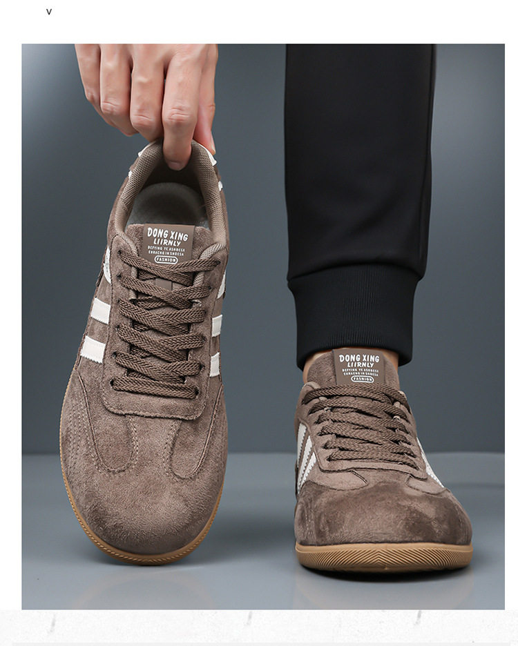 Giày sneaker nam cổ thấp thoáng khí phong cách retro, đế mềm, gót thấp 1–3 cm — 5516 màu kaki, 5516 màu đen, 5516 nâu chi tiết 19