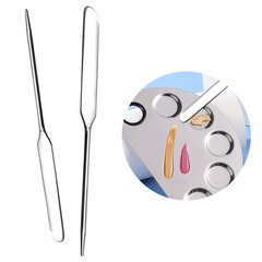 批發美甲油調色棒不鏽鋼粉底鏟調色抹刀取膠工具彩繪攪拌刮刀