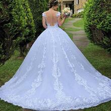 X 52935 Vintage Lace V Neck Backs Wedding Dress ������˿