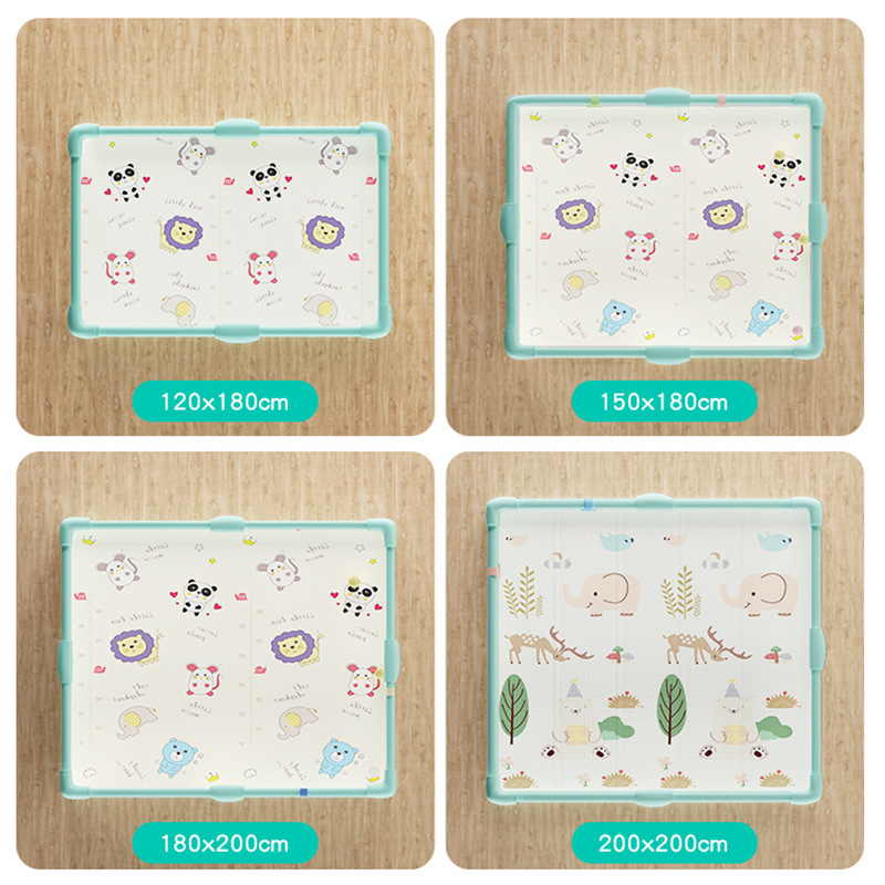 Pingao bebé juego cerca bebé gateando niño cerca Casa de los niños interior Amazon al por mayor