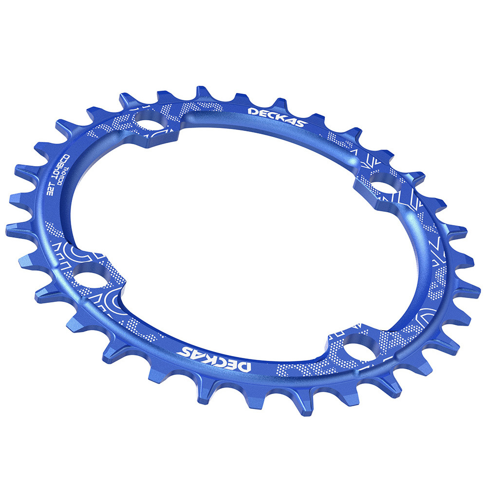 Spot DECKAS disco de dientes positivo y negativo 104BCD accesorios de bicicleta de montaña de una sola velocidad disco ovalado transfronterizo