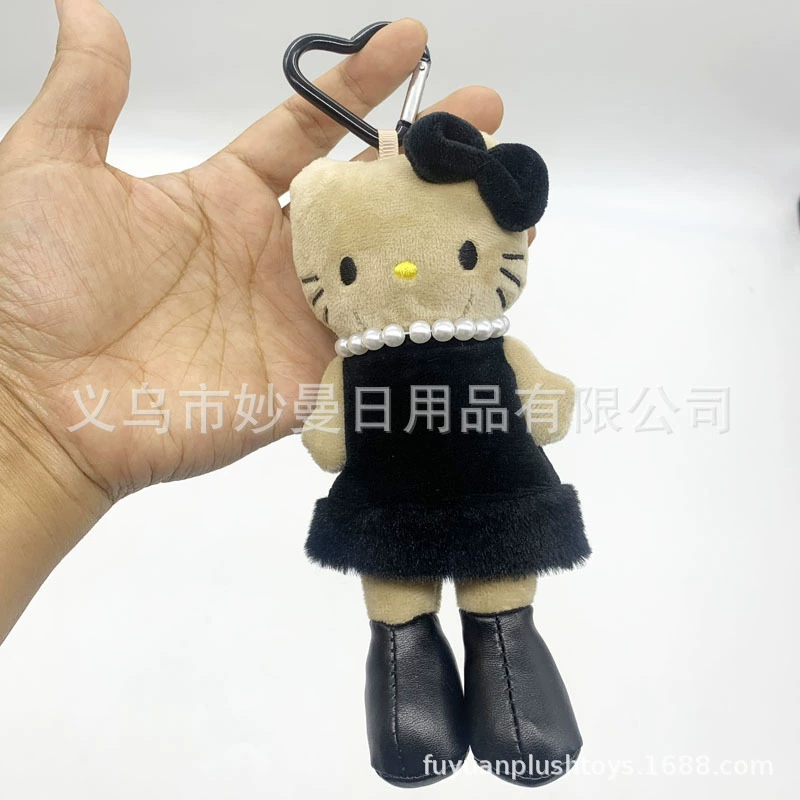Plush pendant Hello Kitty keychain, 12 cm & 15 cm variants, assorted styles