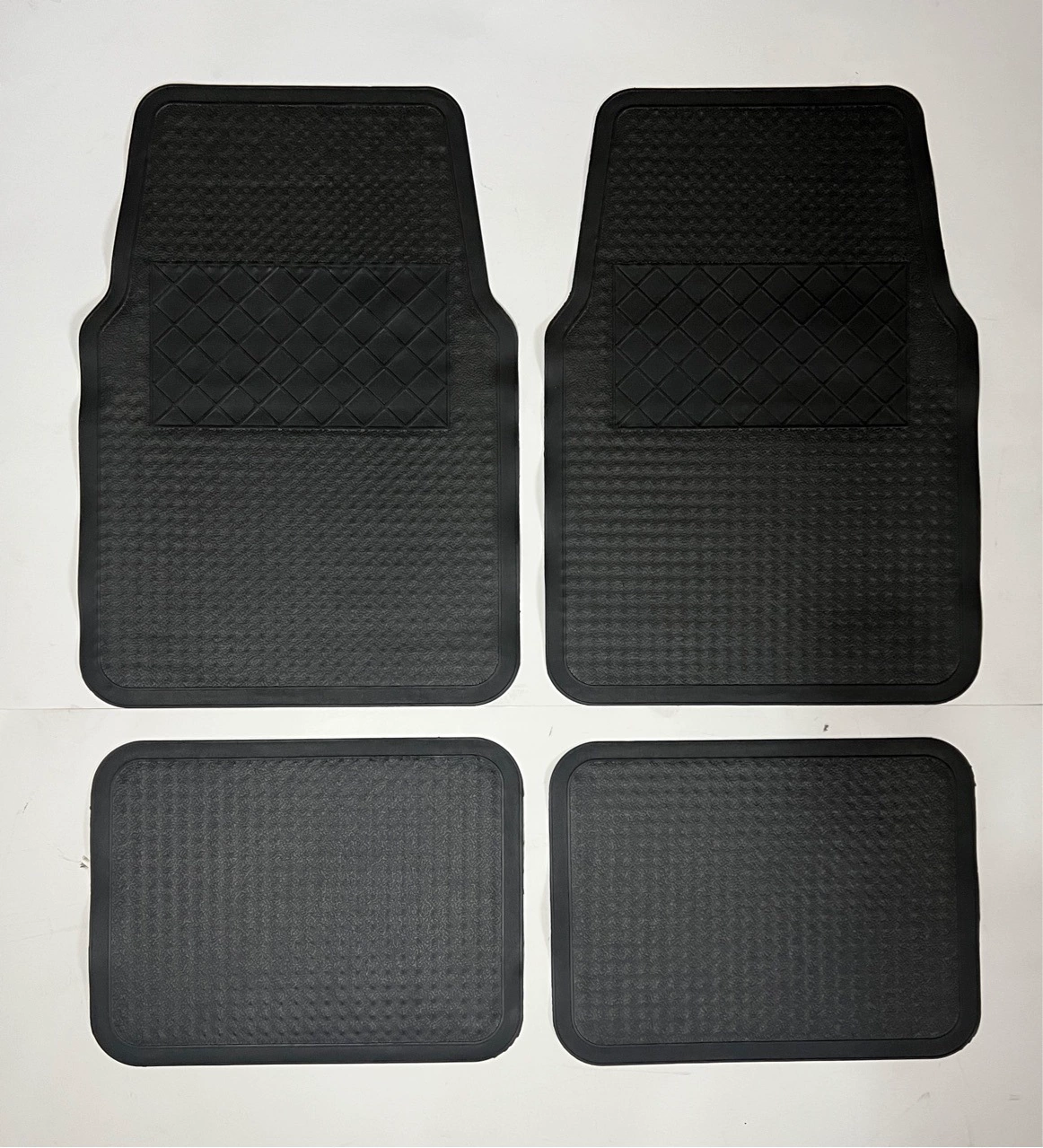 Автомобильные коврики из ПВХ/ТПР/ТПЭ, водонепроницаемые и нескользящие, всесезонные, универсальные, с текстурой кожи, комплект из четырех штук, универсальный тип, прямые продажи с завода.