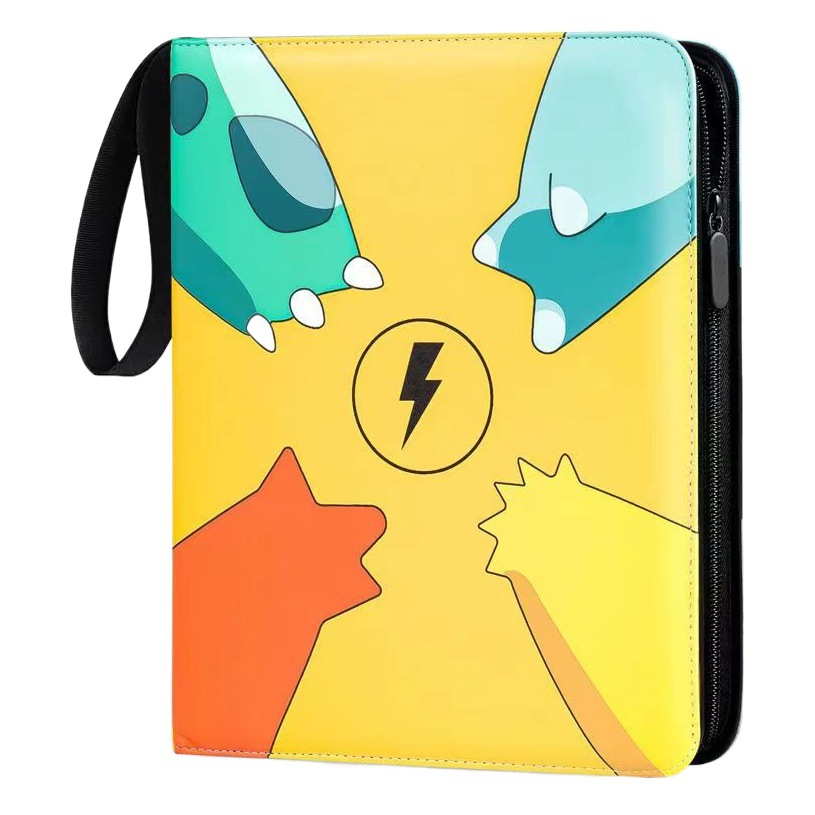 FUENTE fabricante en stock suministro baokemeng juego tarjeta colección libro Magic Baby Tarjeta de cremallera libro de almacenamiento