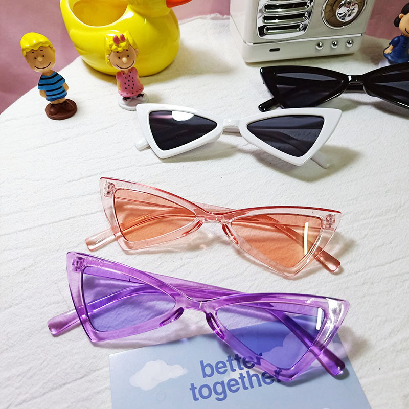 Triangle Children's Retro Sunglasses display picture 4