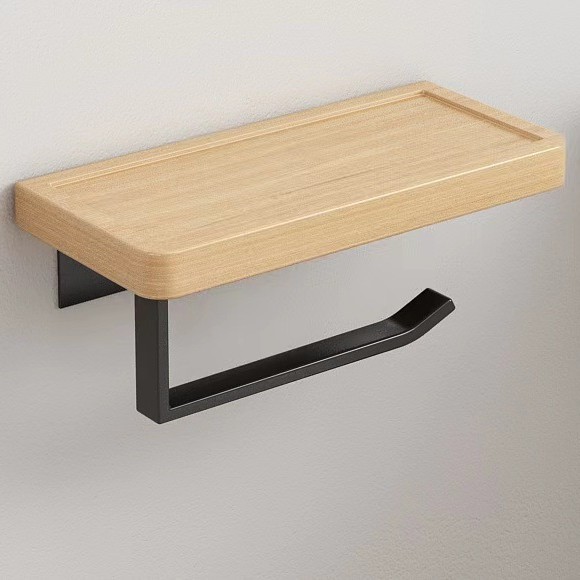 Registro de papel higiénico rollo de papel higiénico titular de tejido rollo de papel de madera maciza cara toalla tejido rollo de papel titular