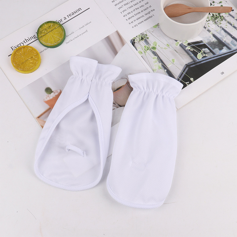 Guantes de protección solar de verano ciclismo al aire libre antideslizante, transpirable y resistente a los rayos ultravioleta guantes de protección solar delgados y guantes elásticos con dedos abiertos