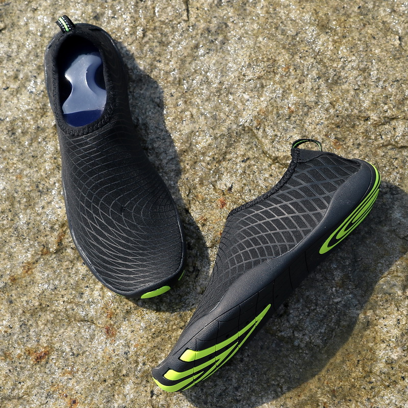 成人沙浮潜鞋夏季情侣涉水游泳鞋男女户外胶印防滑速干跑步骑行鞋