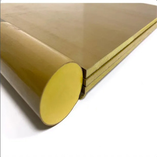 Factory Direct Sales Aviation Grade Pai Board Rod, Brownish Yellow Polyamide Imide Board, Flame Retardant, Wear-Resistant and Self-Lubricating