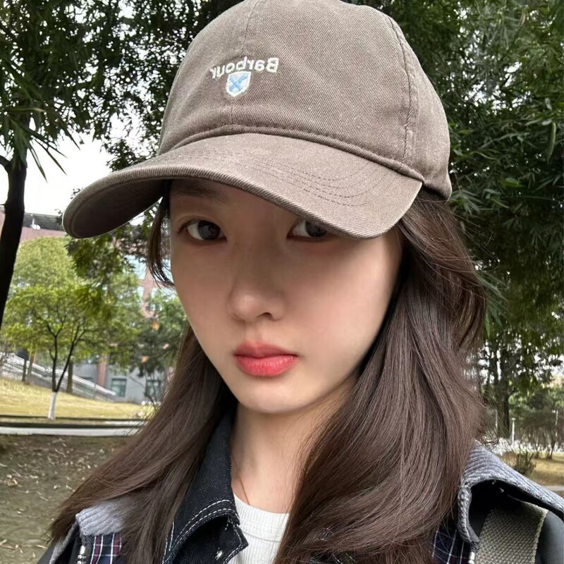 Barbour Pink Green Retro Fashion Outdoor Sports Soft Top Baseball Cap Peaked Cap for Men and Women Barbour Pink Green Retro Fashion Outdoor Sports Soft Top Baseball Cap Peaked Cap for Men and Women