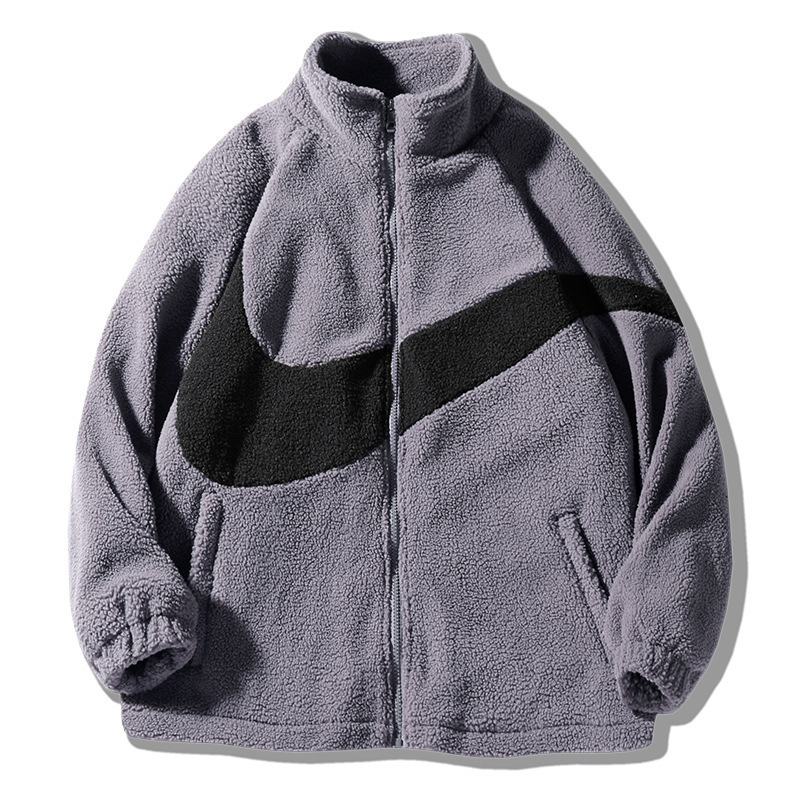 Chaqueta de algodón de cordero de marca de moda para hombres otoño y invierno con piel gruesa de terciopelo coreano chaqueta de terciopelo