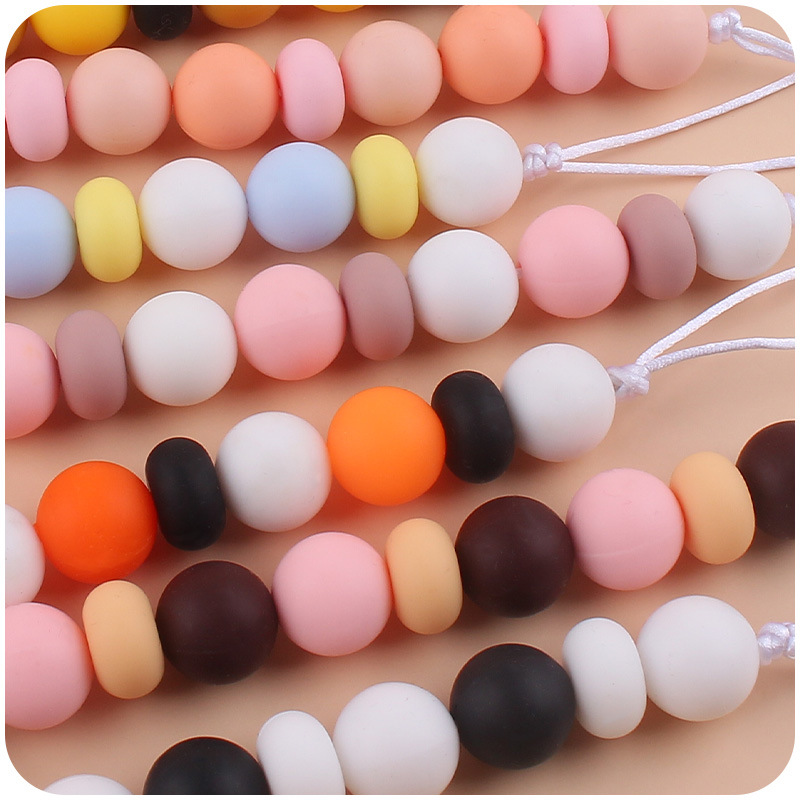 Nuevo bebé suministros de dibujos animados animal chupete clip creativo bebé DIY cuentas de silicona mordedura molar chupete cadena