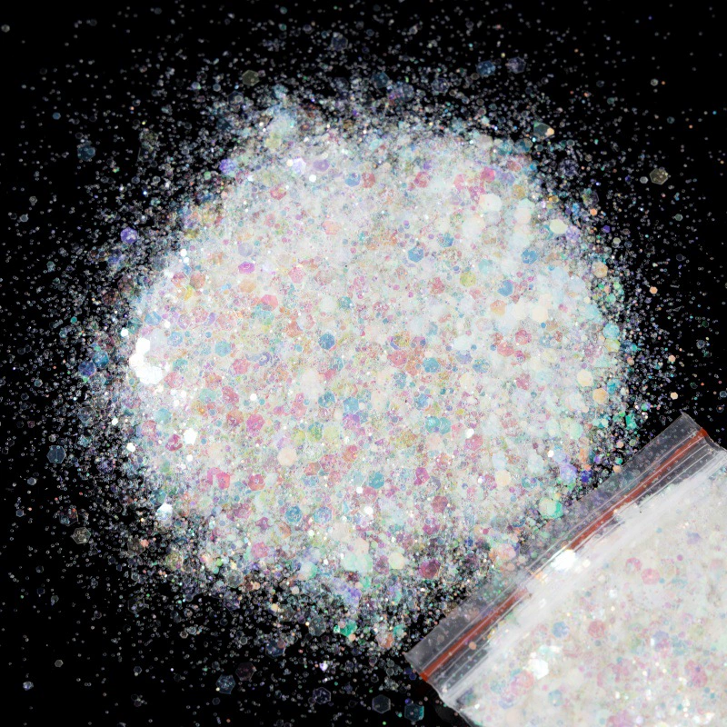 15 г пакетик красочного блестящего порошка с блестками ручной работы DIY цветочный маникюр блестящий порошок текучий конопляный песок украшения материал