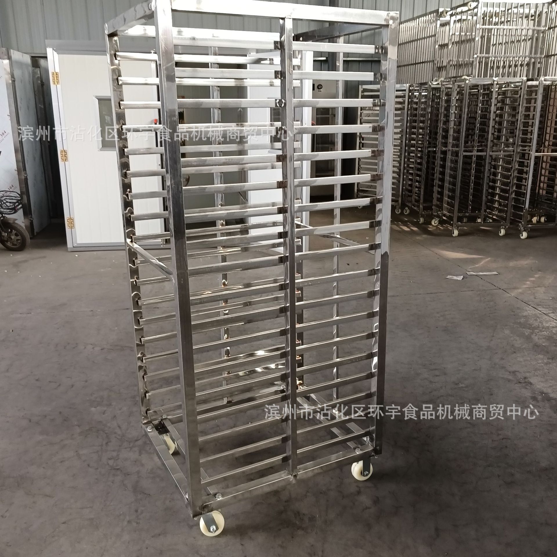 单门蒸箱蒸车 辣椒烘干架子 水果烘干推车 食品冷冻周转车