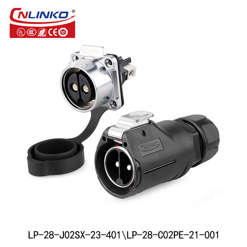 Lingke LP28 High Current 2 3 8 Pin 50A Power Fast Charging Battery Waterproof Aviation Plug Socket Connector 