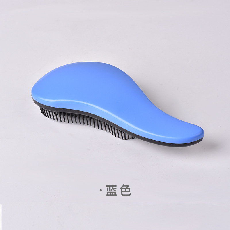 滑らかなヘアコーム、もつれ防止、静電気防止ポータブルコーム、マッサージヘアコーム、プラスチック巻き毛ロングヘアコーム、ヘアサロンヘアエクステンションコーム|undefined
