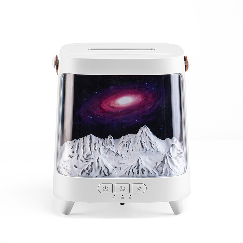 亚马逊极光仿真火焰香薰机 usb家用桌面星河香薰氛围加湿器跨境|undefined