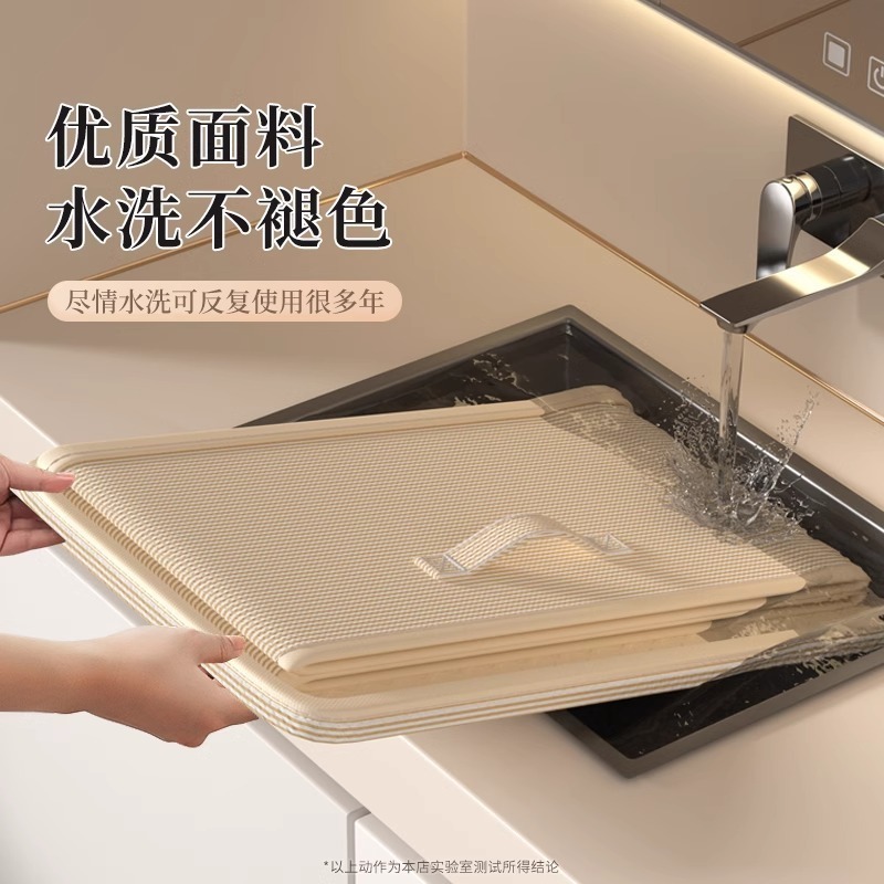 蓋付き折りたたみ衣類収納ボックス、家庭用寝室衣類大型パンツ収納バスケットワードローブ層|undefined