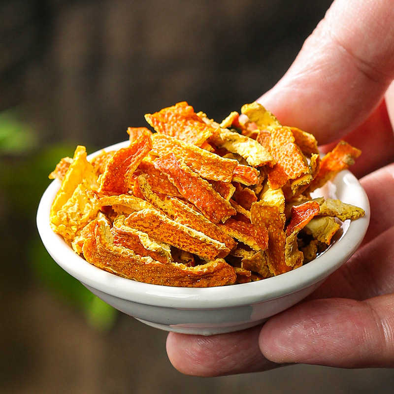 Chunzitan aged tangerine peel silk 100g canned Orange peel bottled old tangerine peel tea Bulk aged tangerine peel wholesale Health tea