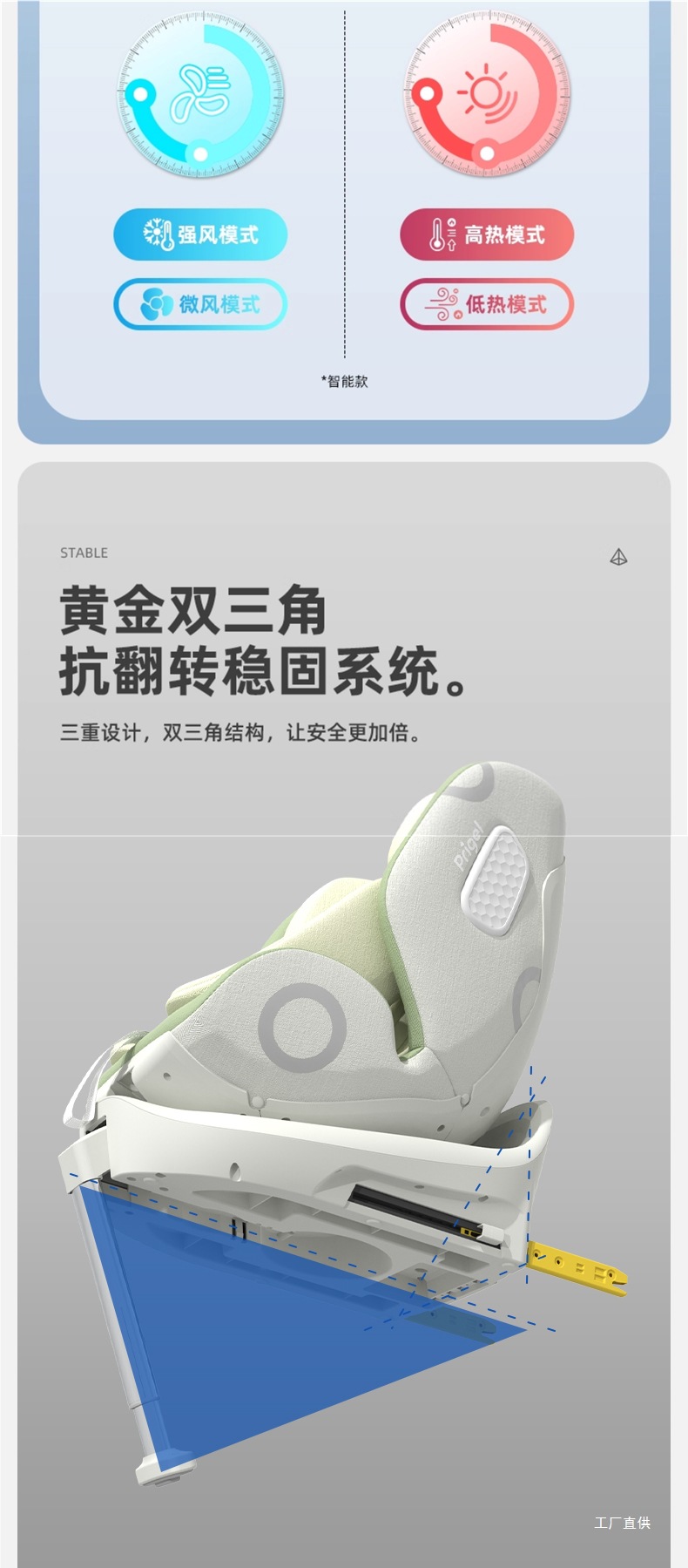 Child Safety Seat Baby Car Seat Can Sit and Lie down for Newborn Babies Aged 0 to 12 Years Old Peihui
